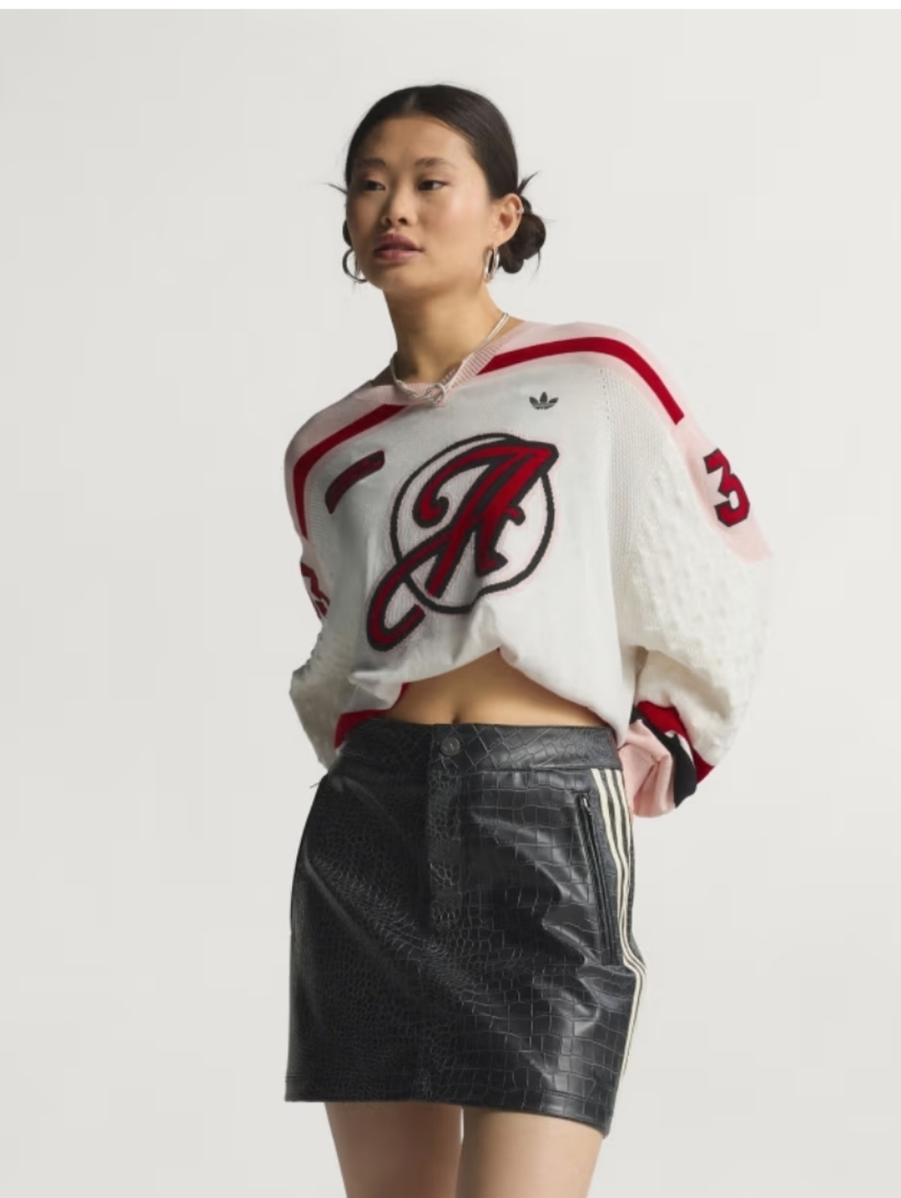 NWT Adidas Originals Pleather Mini Skirt - Picture 10 of 10